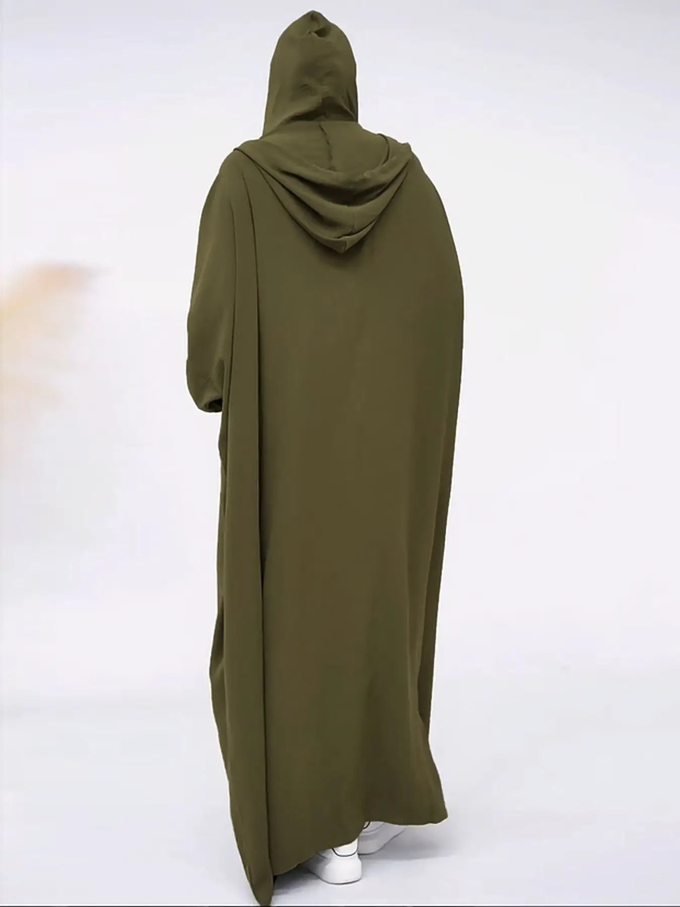 Women Tassel Abayas Muslim Ramadan Prayer Clothing With Hooded Jalaba Solid Casual Batwing Sleeve Arab Oriental Robe Eid Djellab