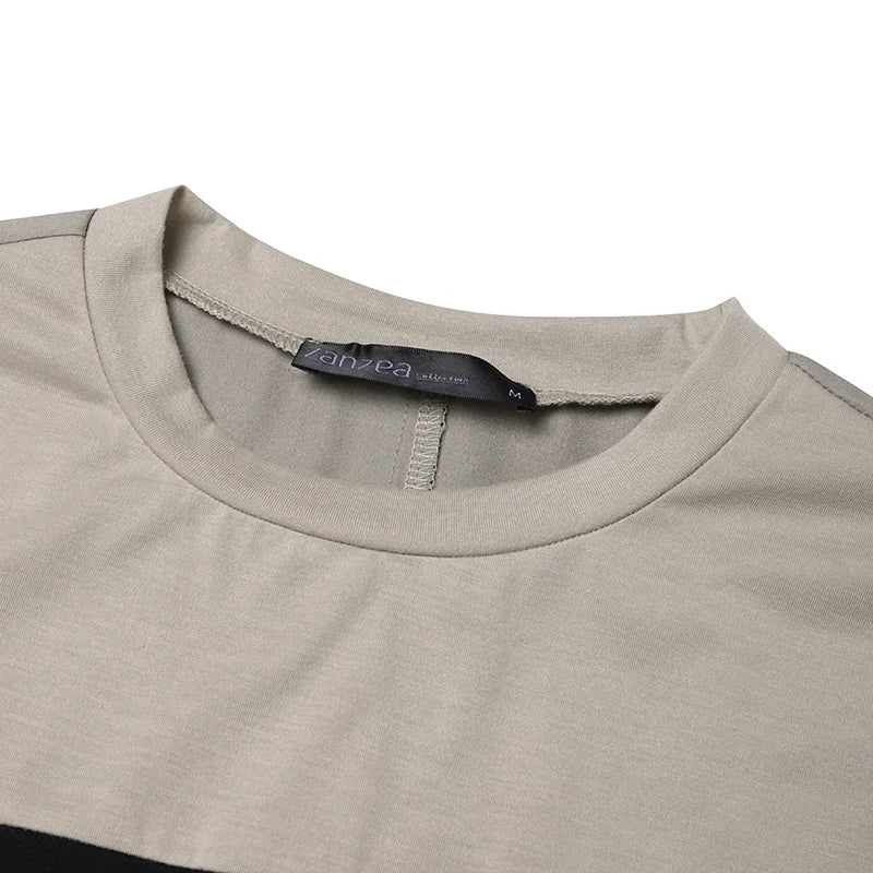 ZANZEA Autumn Women Muslim Dress Turkey Abaya Elegant Long Lantern Sleeve Patchwork Sundress Pleated Vestidos Islamic Dubai Robe