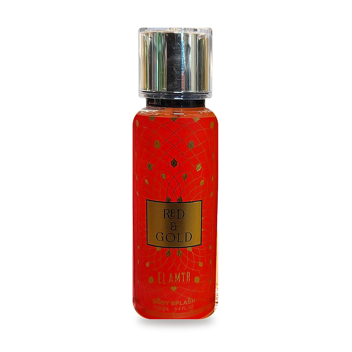 EL AMIR Red & Gold Body Splash 250 ml, rode fles met gouden etiket
